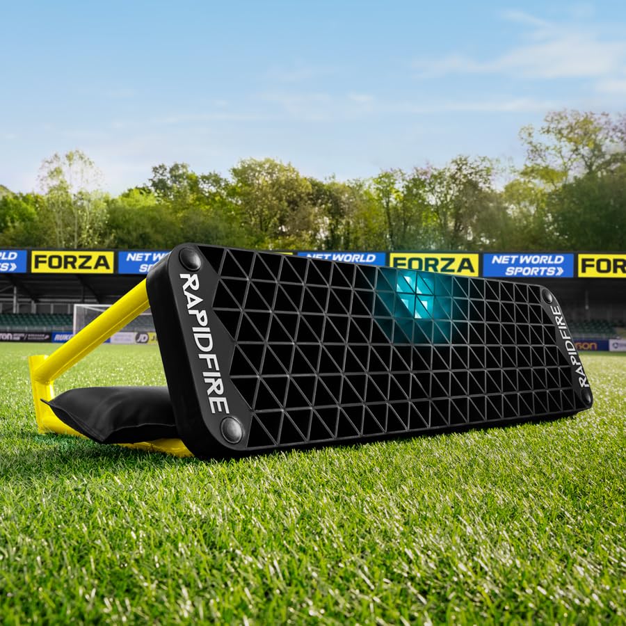 FORZA METIS x RapidFire Interactive Wave Rebound Boards | Reaction Soccer Training Equipment with App-Enabled Lights - Improve Speed, Agility, and Ball Control - size: Standard (40In), style: 4x Lights & 4x Boards